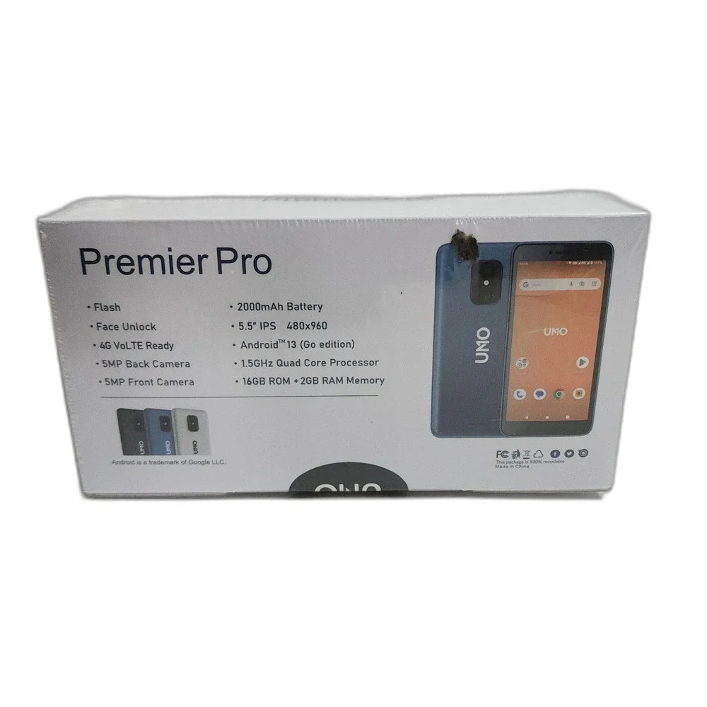 UNO Premier Pro Smartphone Black NWT